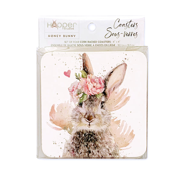 Hopper Studios Coaster Set - Honey Bunny