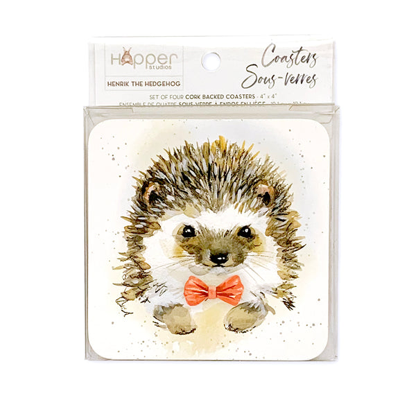 Hopper Studios Coaster Set - Henrik the Hedgehog