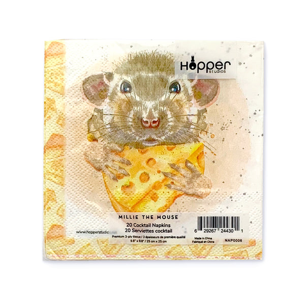 Hopper Studios Napkins - Millie the Mouse
